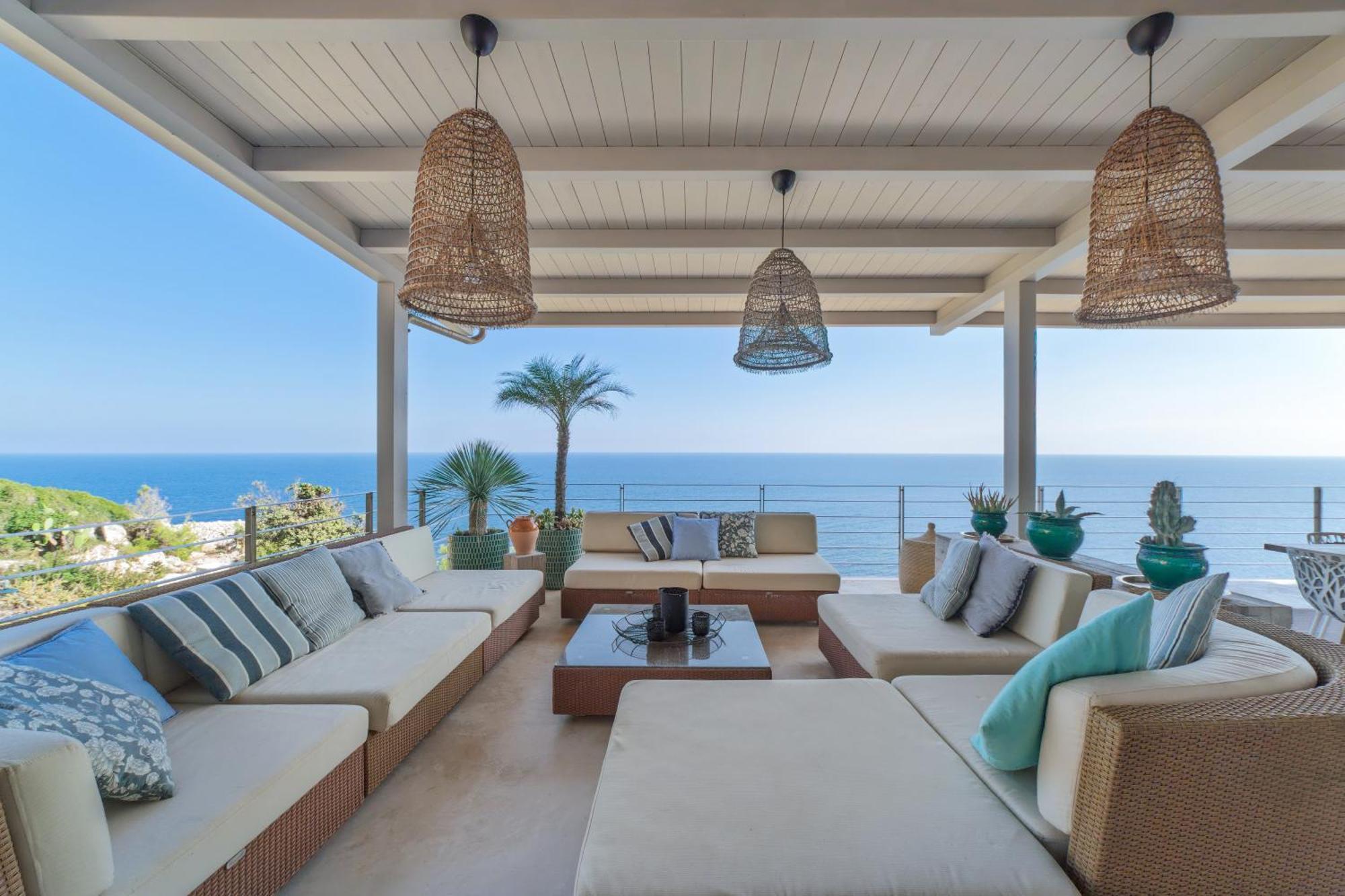 גאליאנו דל קאפו Villa Cliff מראה חיצוני תמונה